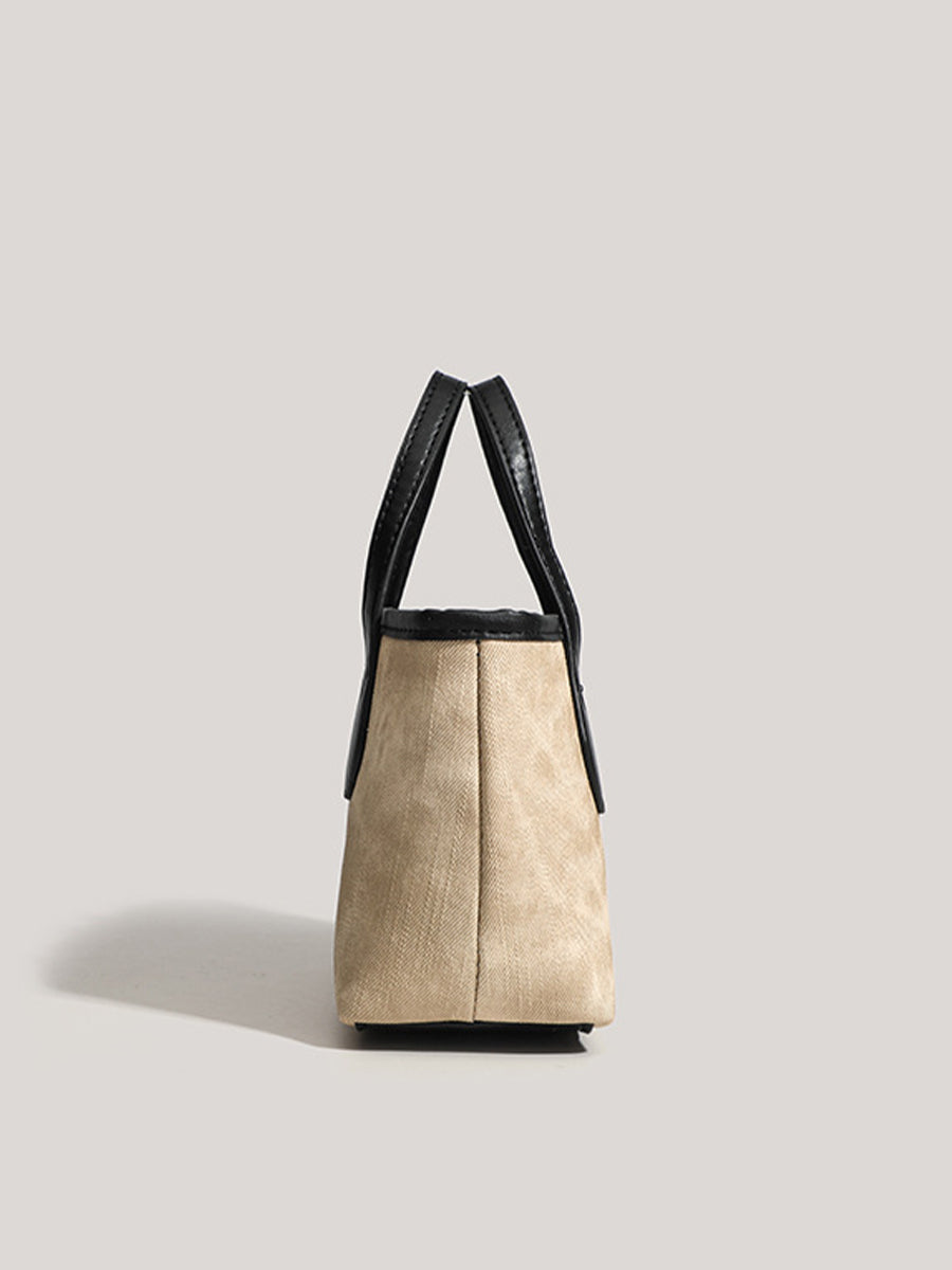Women's Retro Autumn And Winter Oblique Shoulder Handbag Pu Bucket Bag