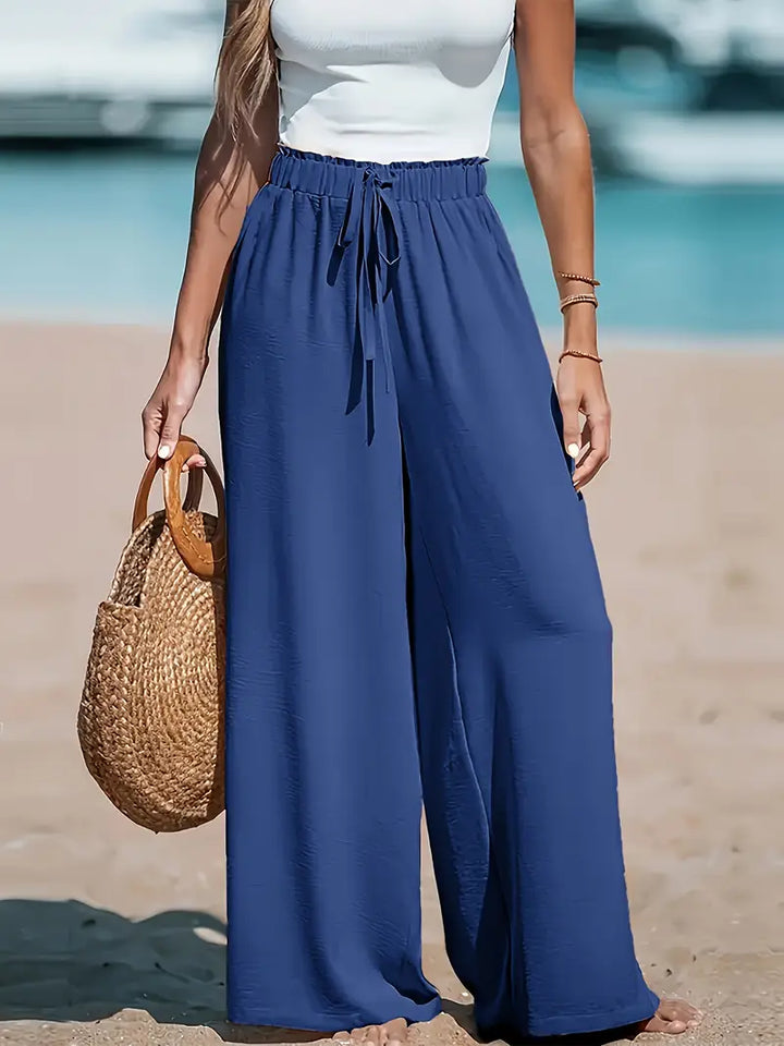 Liv | Linen High-Waisted Trousers