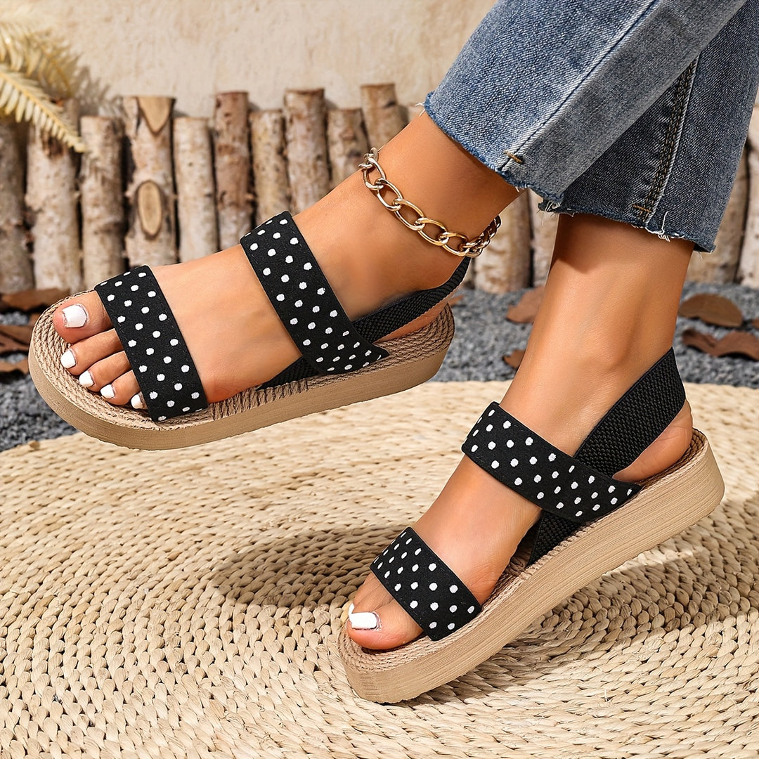HARPER – Straw Woven Flat Sandals