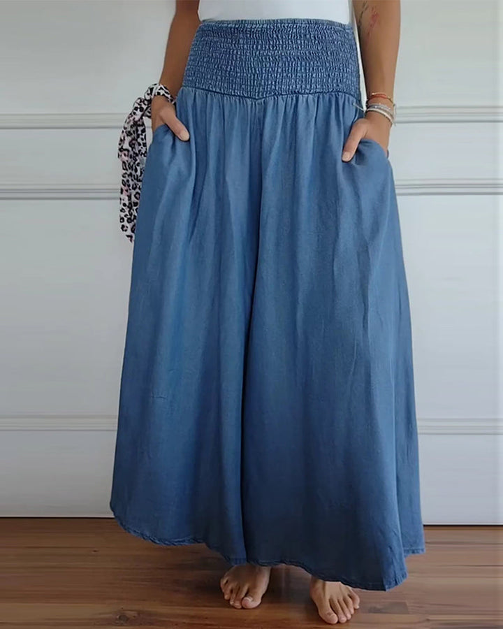 Mira | Linen Elastic Skirt