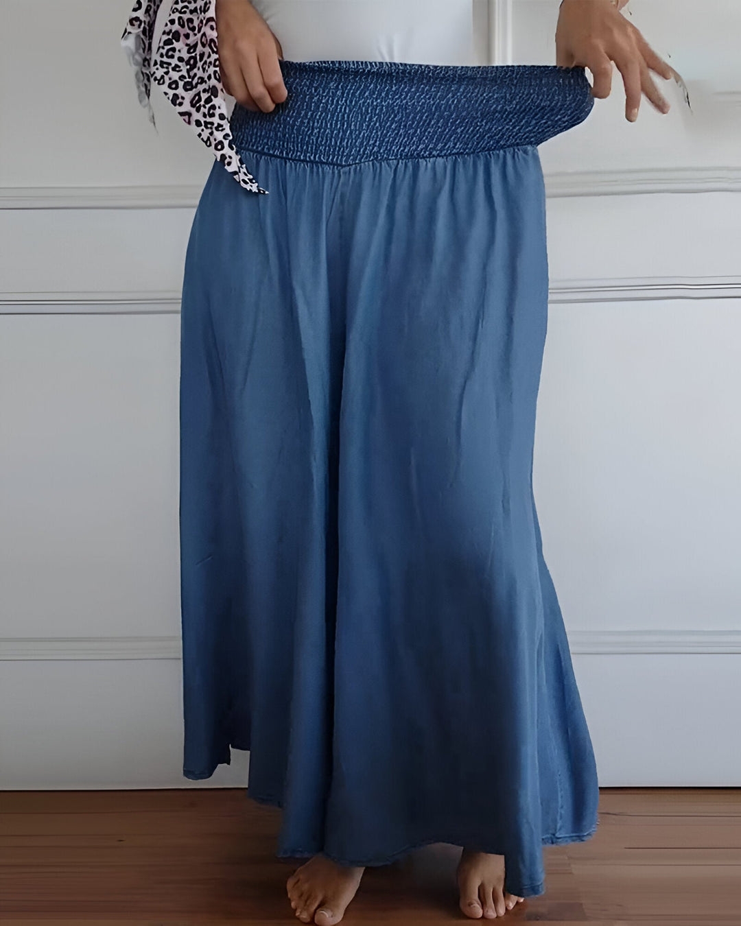 Alva | Linen Pants with Elastic Waistband