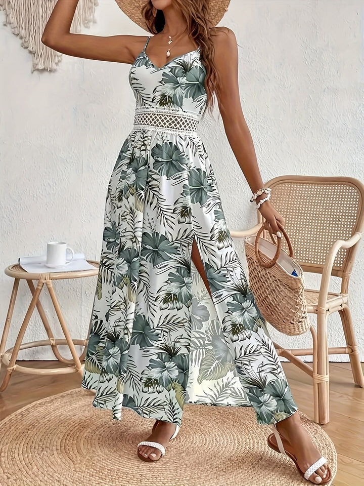 Tilda | Floral Print Maxi Wedding Guest Dress