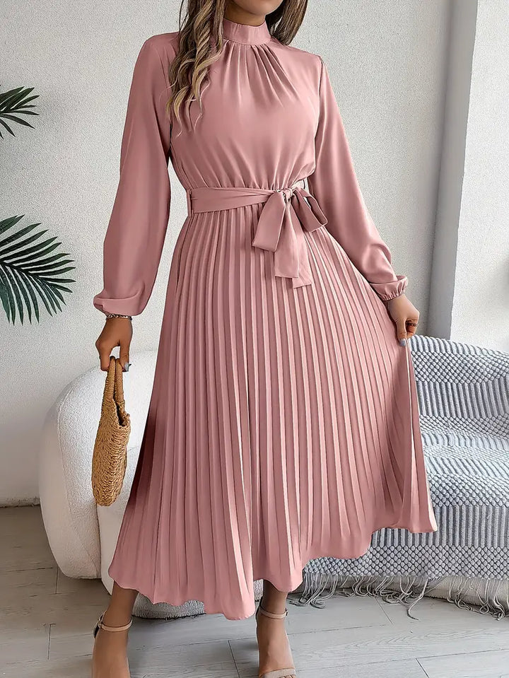 Rae | Pleated Midi Wedding Guest Dress