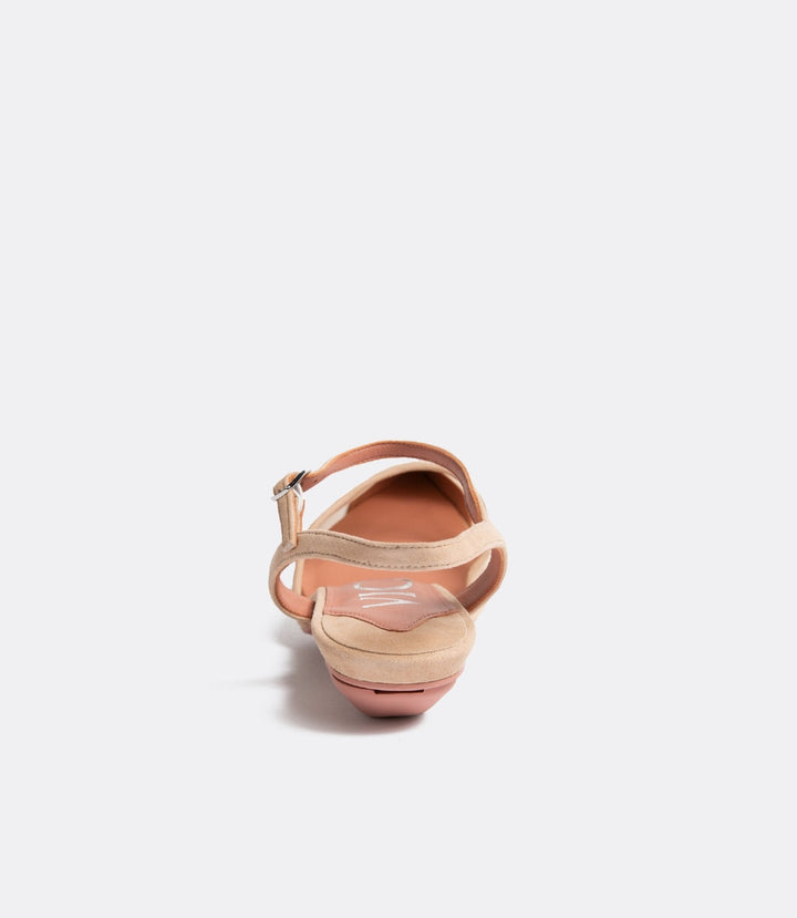 Everyday Heel in Beige Mesh