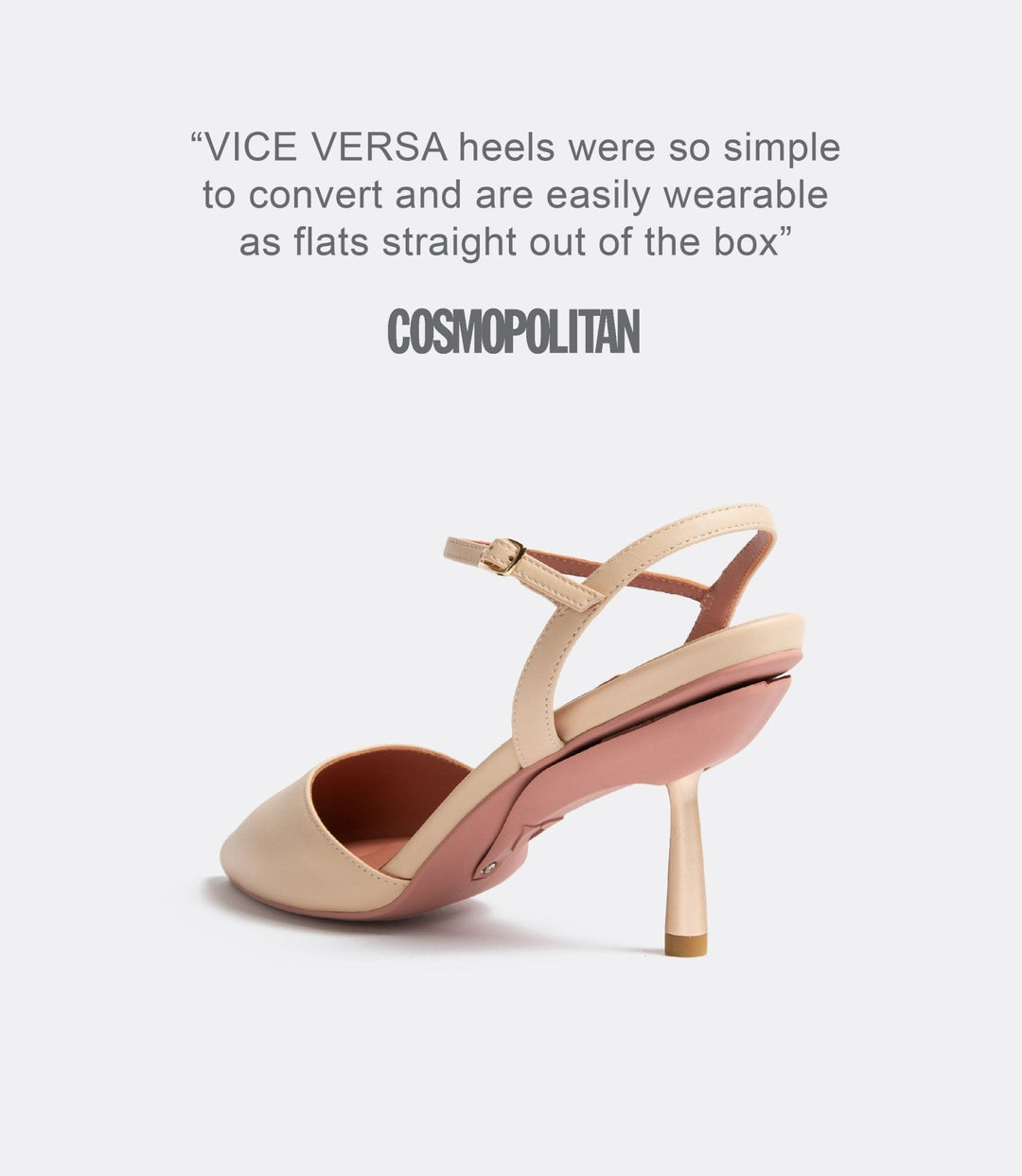 Everyday Heel in Beige