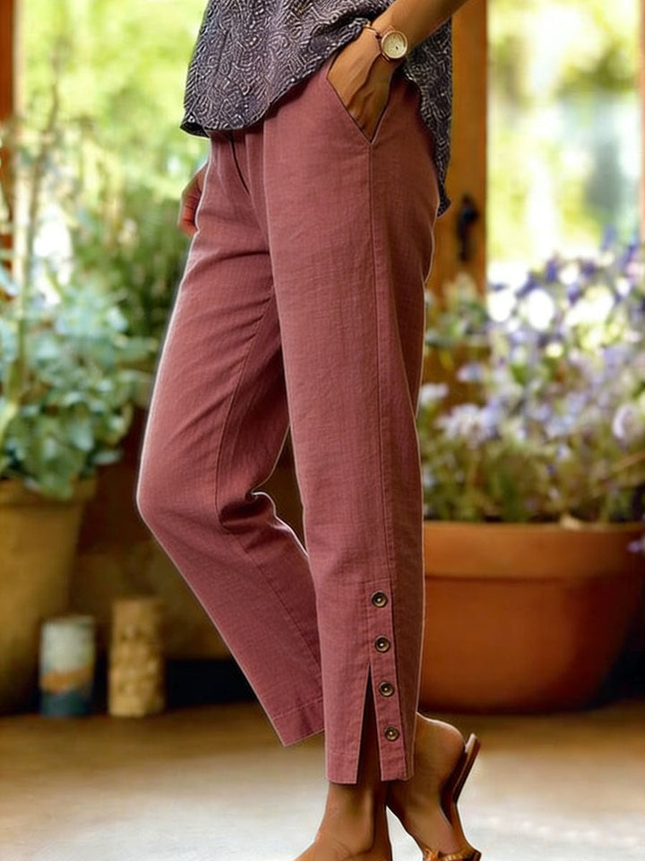 Firoxa | Linen-Cotton Elegant Pants