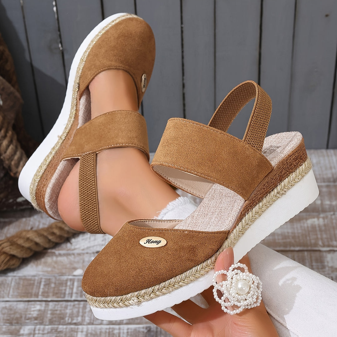 Lola™ | Thick Sole Wedge Sandals