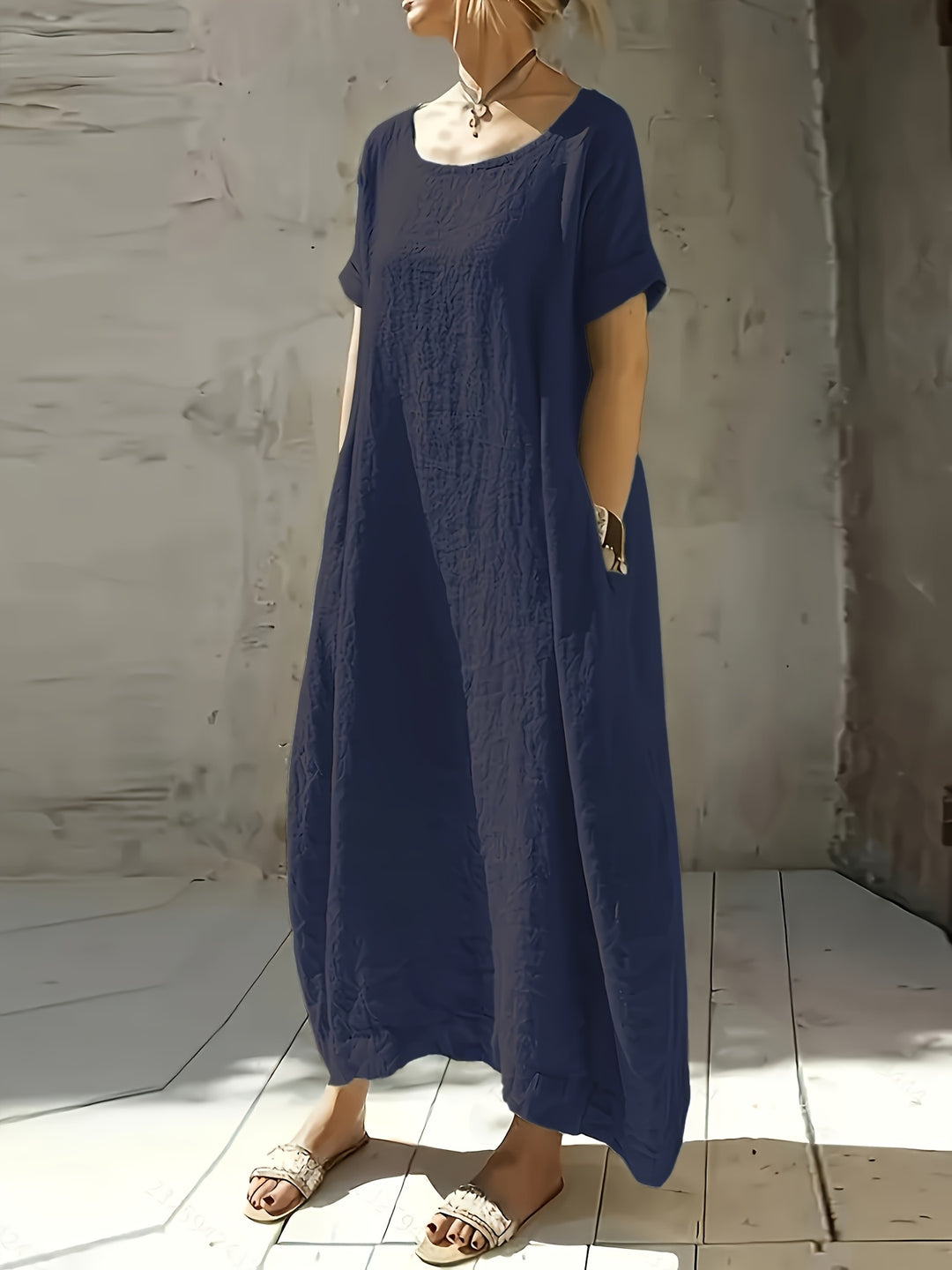 Tessa™ - Drop-Shoulder Maxi Dress