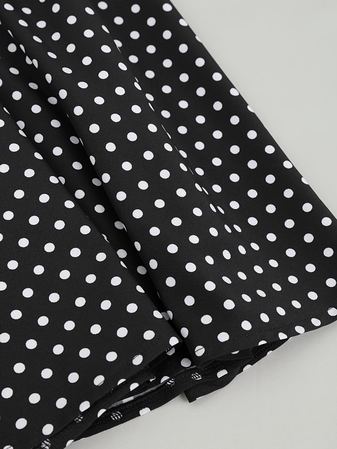 VIVIENNE™ - Elegant Polka Dot Wrap Midi Dress