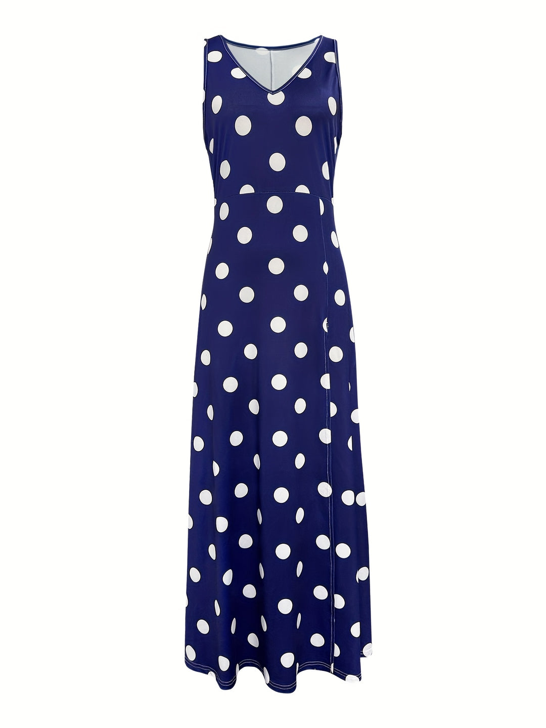 SCARLETT™ - Elegant Polka Dot Maxi Split Dress
