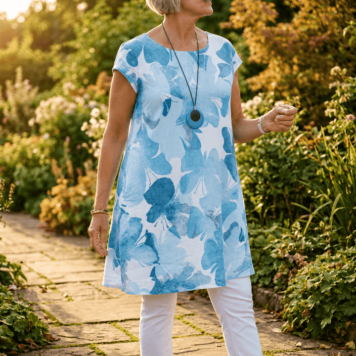 Florella™ – Watercolor Floral Summer Dress