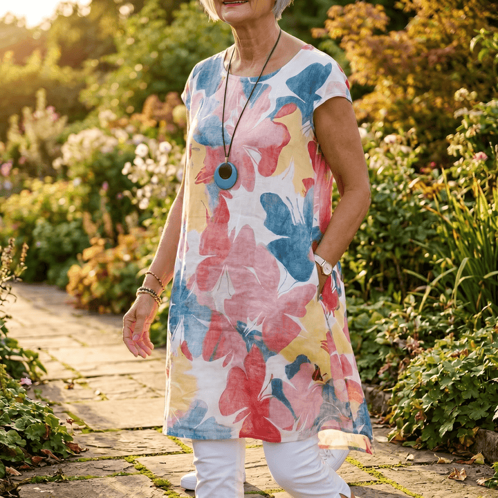 Florella™ – Watercolor Floral Summer Dress