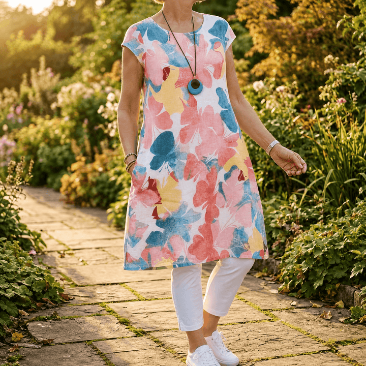 Florella™ – Watercolor Floral Summer Dress