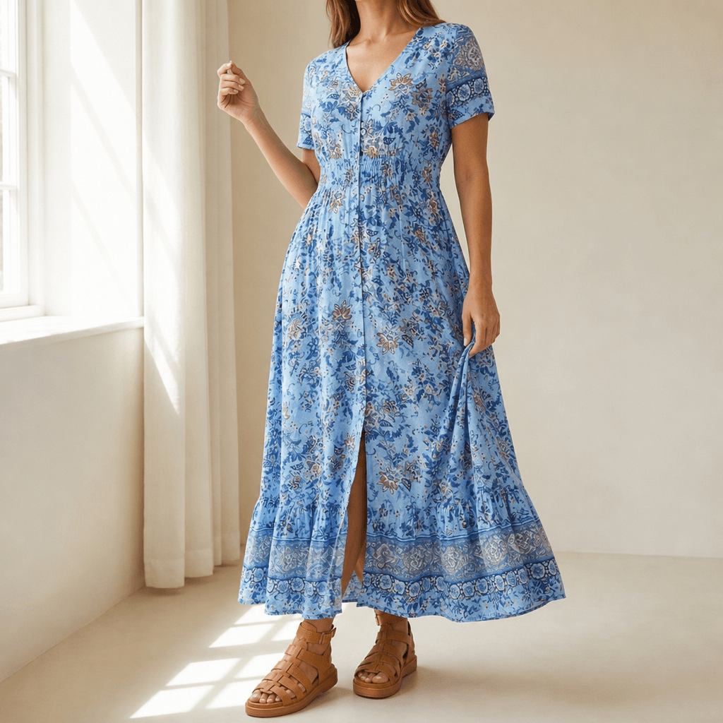 Floressa™ – Lightweight Floral Maxi Dress for Every Occasion