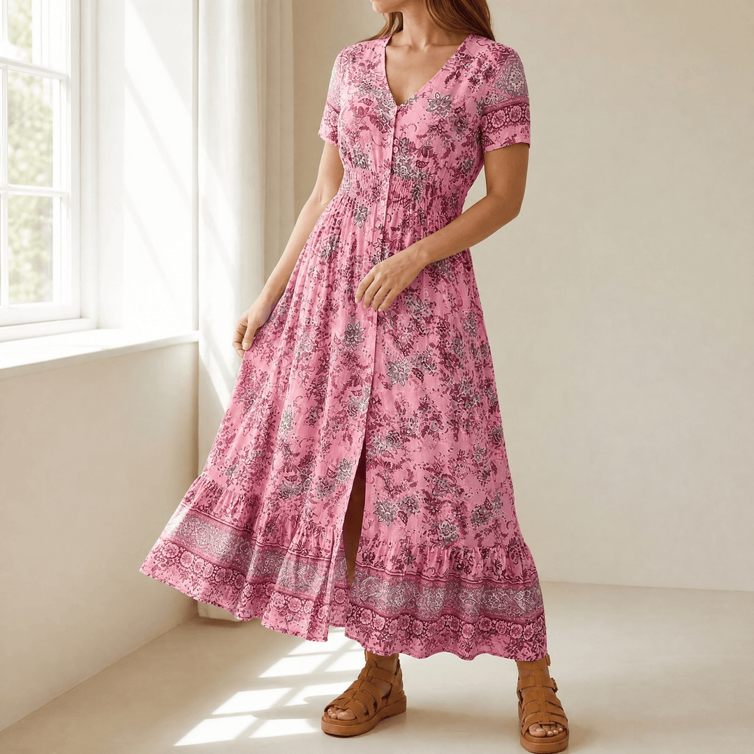 Floressa™ – Lightweight Floral Maxi Dress for Every Occasion
