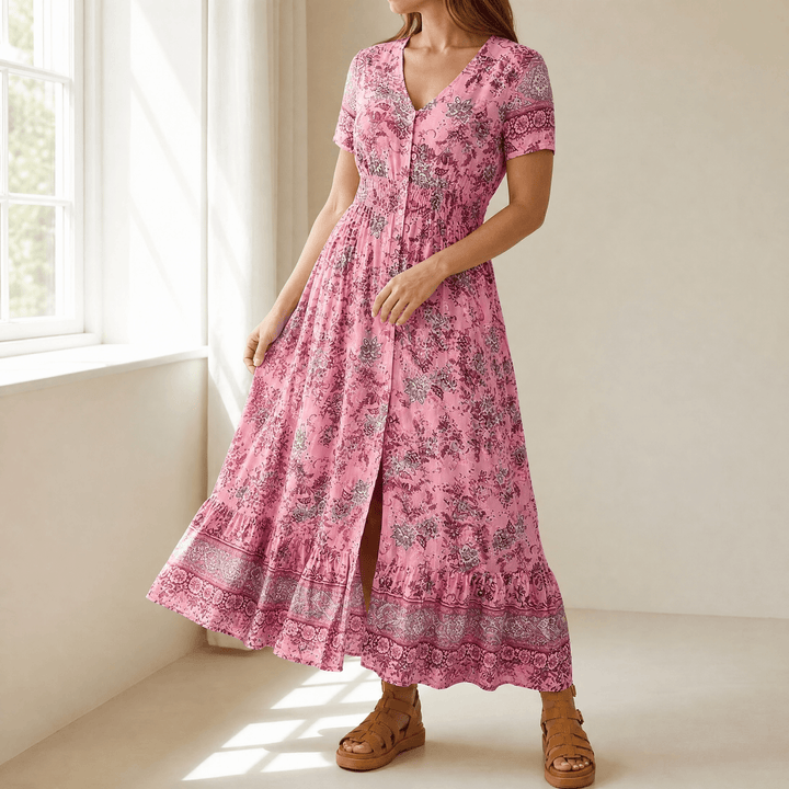 Floressa™ – Lightweight Floral Maxi Dress for Every Occasion