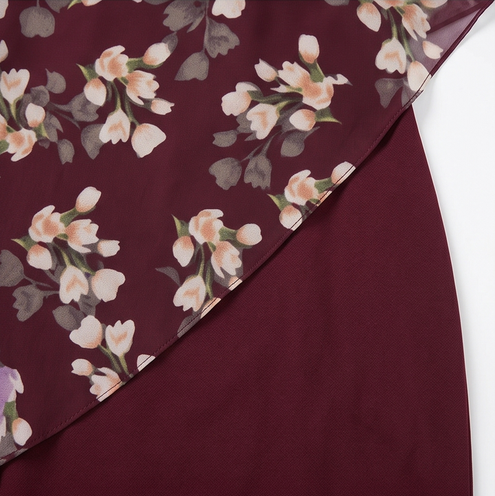 Florevia™ – Elegant Overlay Sheath Dress