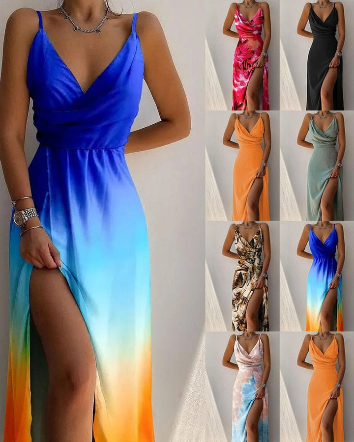 Lilou | Tropical Maxi Wedding Guest Dress