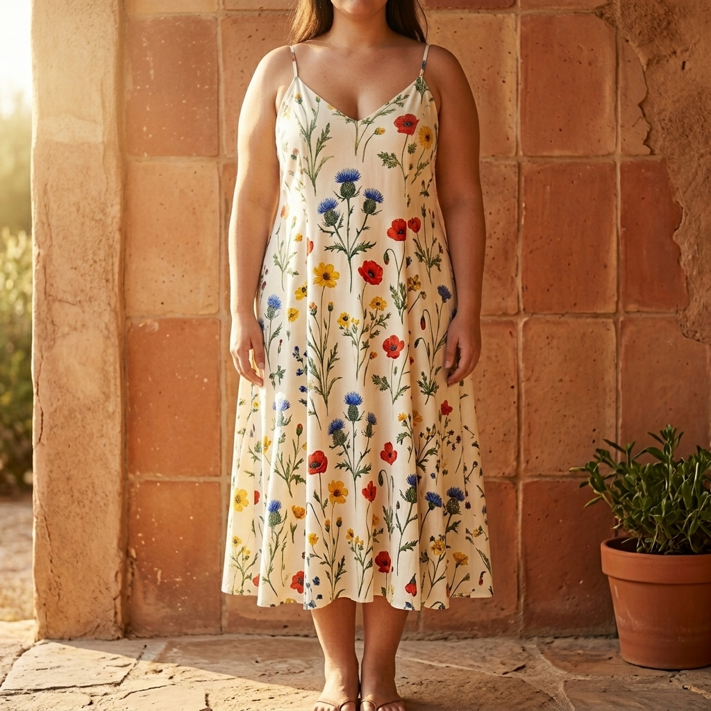 Floressa™ – Wildflower A Line Midi Sundress