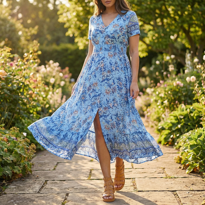 Floressa™ – Lightweight Floral Maxi Dress for Every Occasion