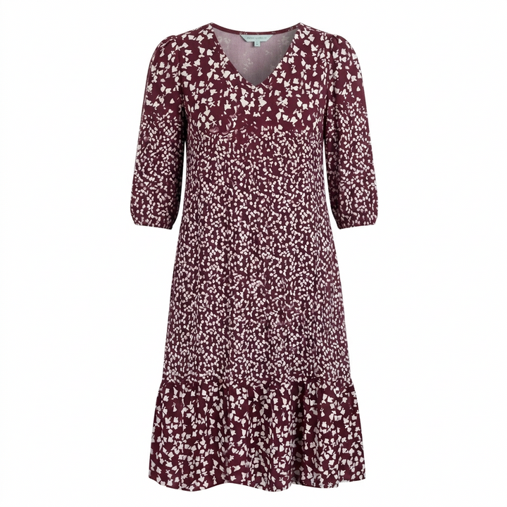 Bellora™ – Breezy Floral Midi with Ruffle Hem