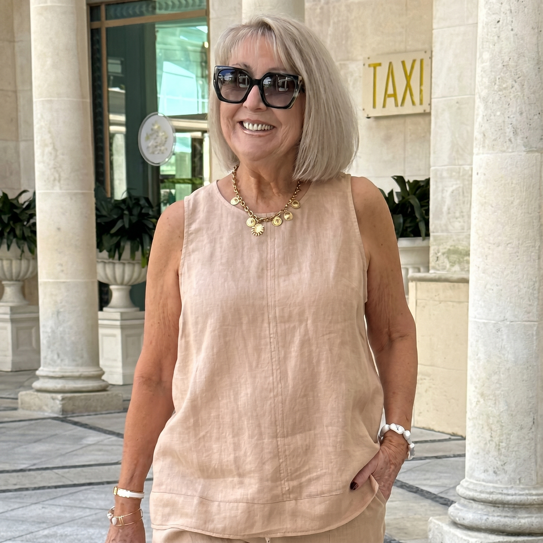 Adeline™ Linen Tank Top