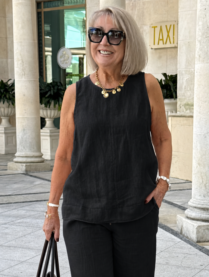 Adeline™ Linen Tank Top