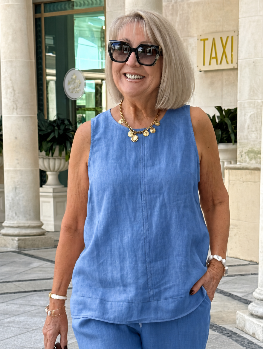 Adeline™ Linen Tank Top