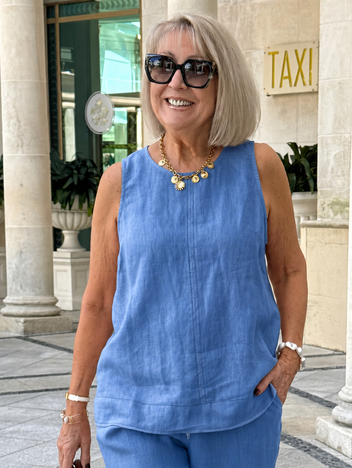 Adeline™ Linen Tank Top