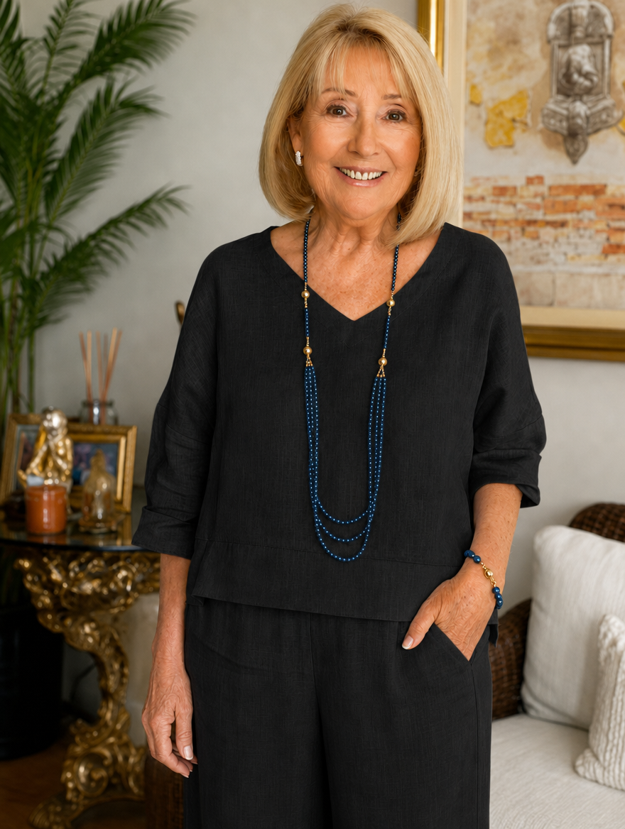 Bella™ Cotton Linen Blouse