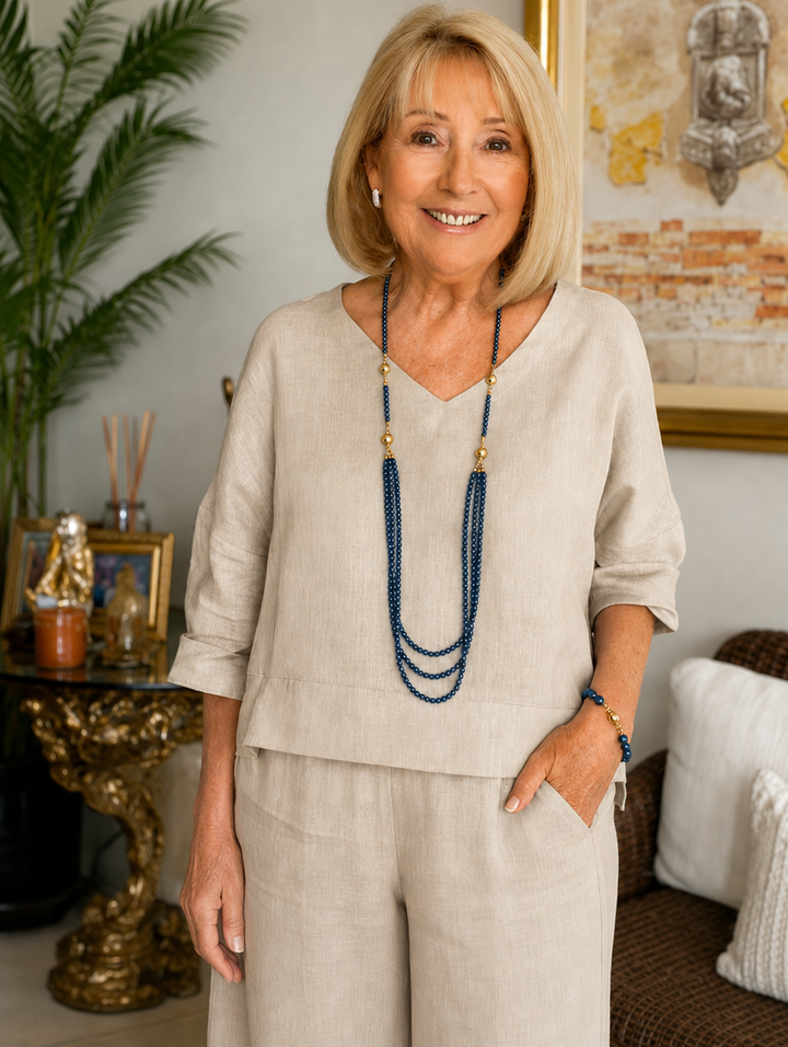 Bella™ Cotton Linen Blouse