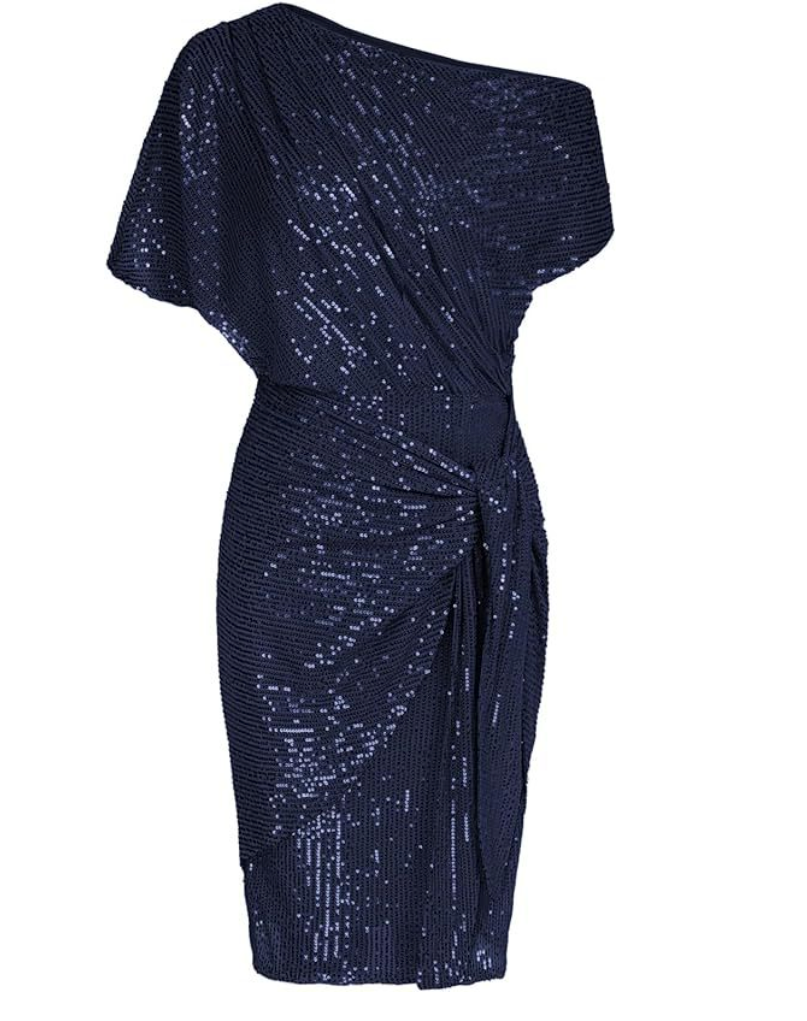 Briony | One-Shoulder Wedding Guest Dress