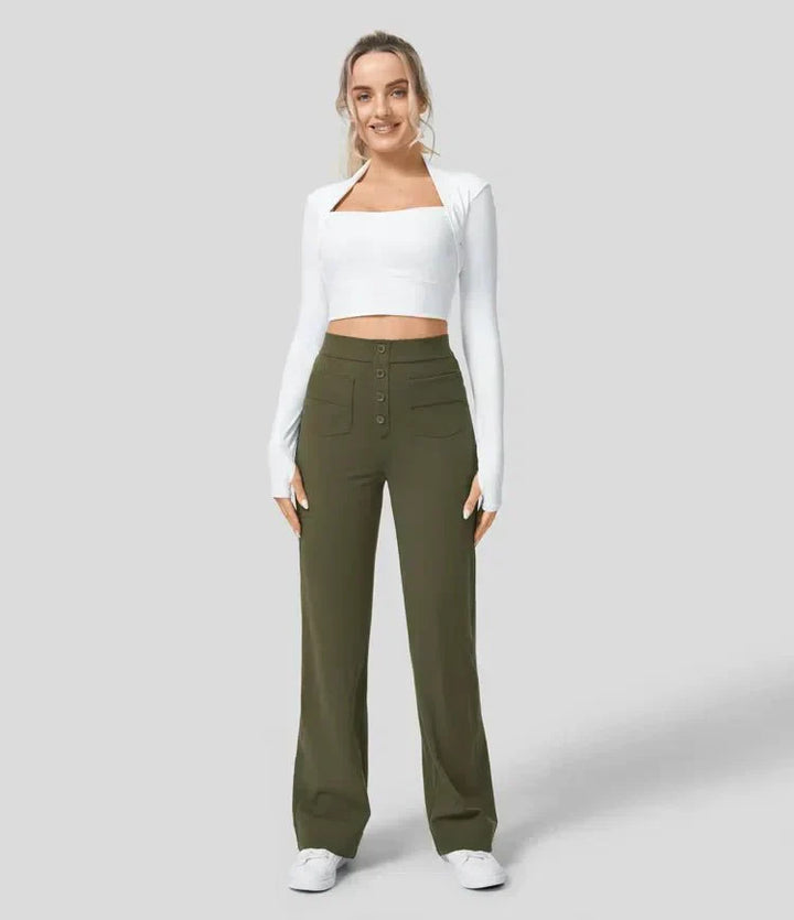 Jade | Linen Casual Pants