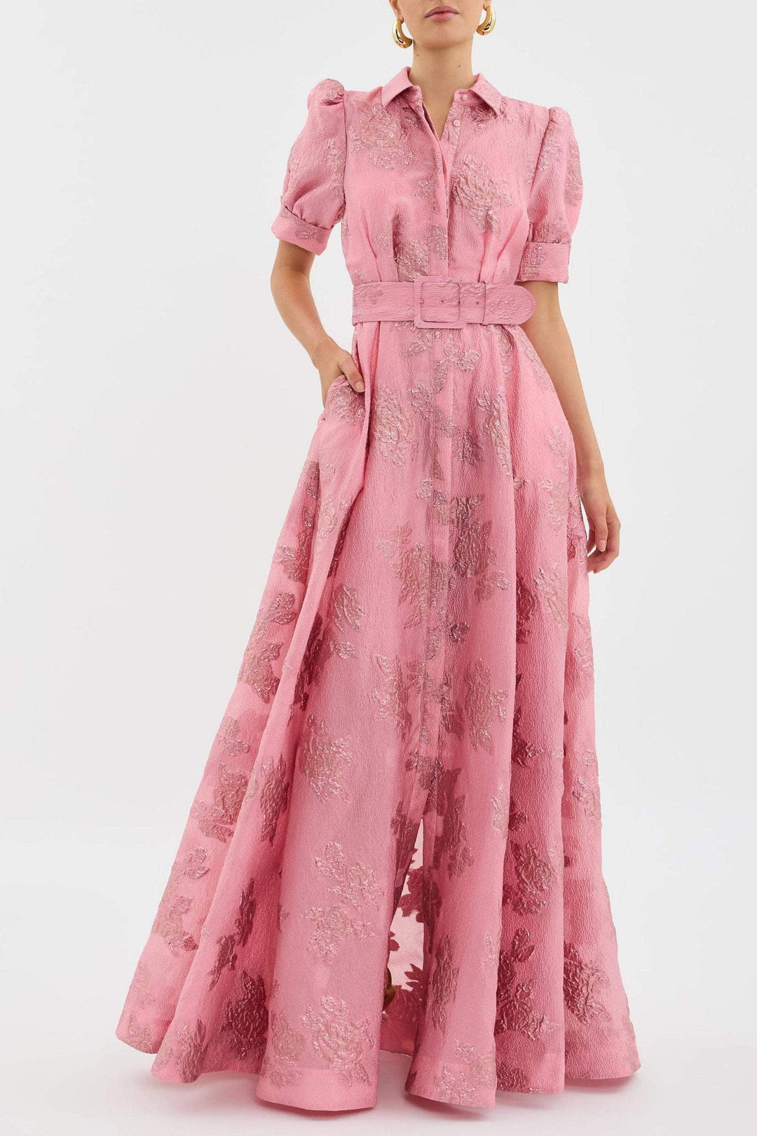 Maya | Puff Sleeve Wedding Guest Dress