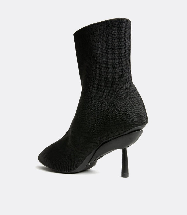 Knit Boots in Black