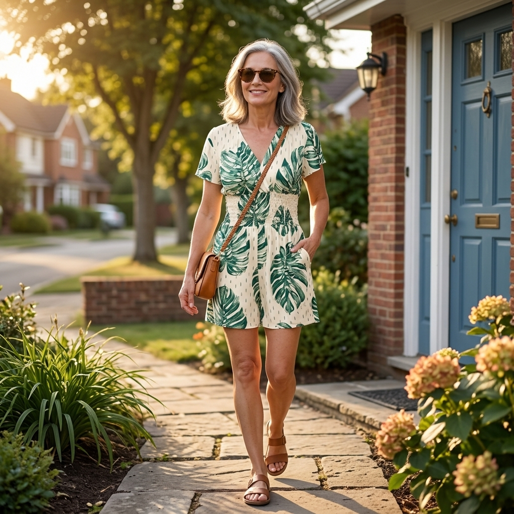Solena™ – Breezy V Neck Summer Romper