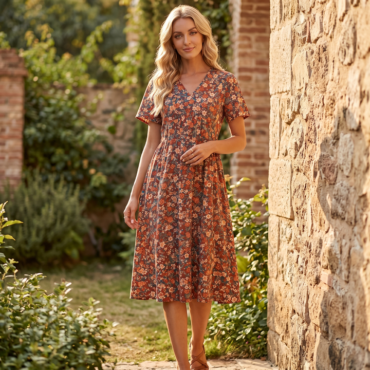 Florelle™ – Flowy Floral Dress for Easy Summer Style