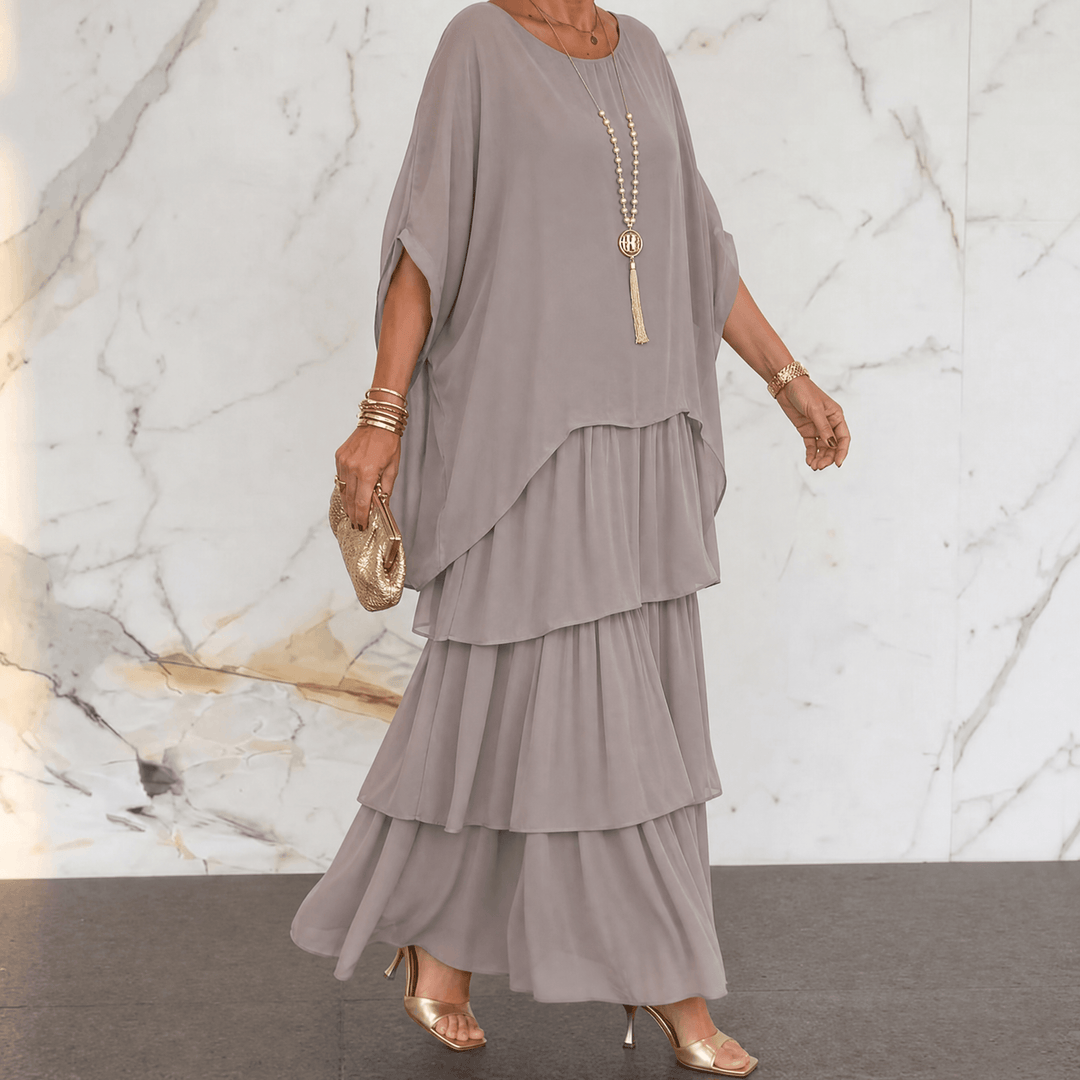 Marella™ – Elegant Tiered Dress for Events