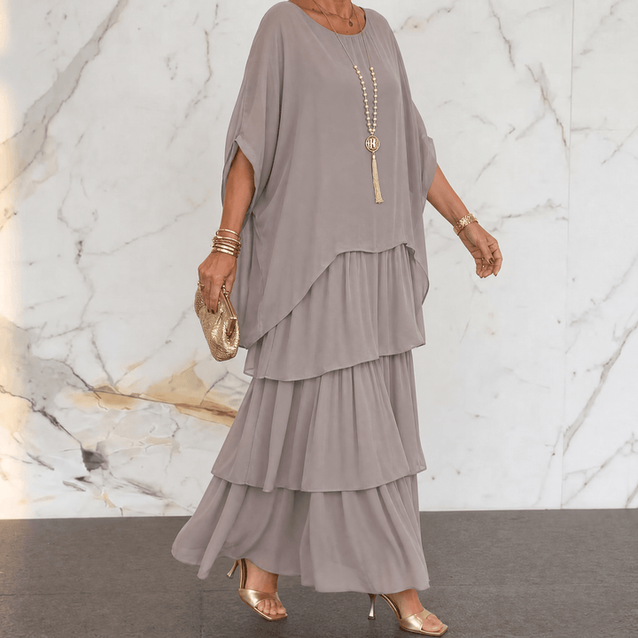 Marella™ – Elegant Tiered Dress for Events