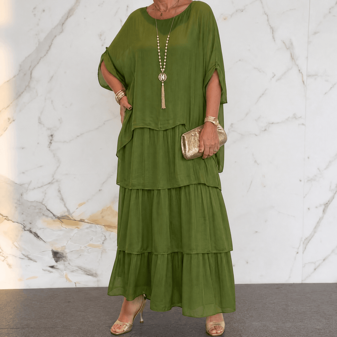 Marella™ – Elegant Tiered Dress for Events