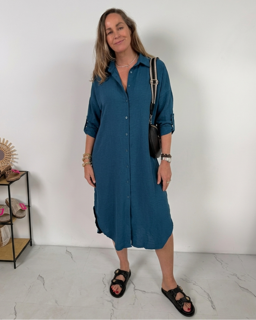Helen - Oversized Shirt Dress
