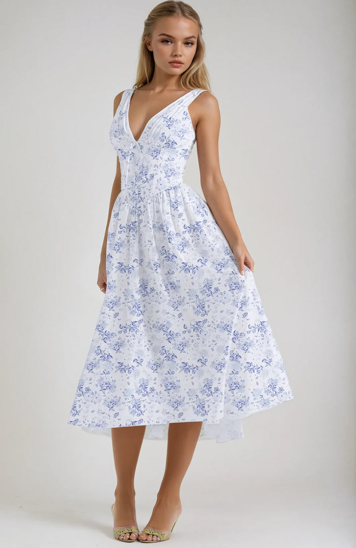 Edith | Floral Summer Wedding Guest Dress