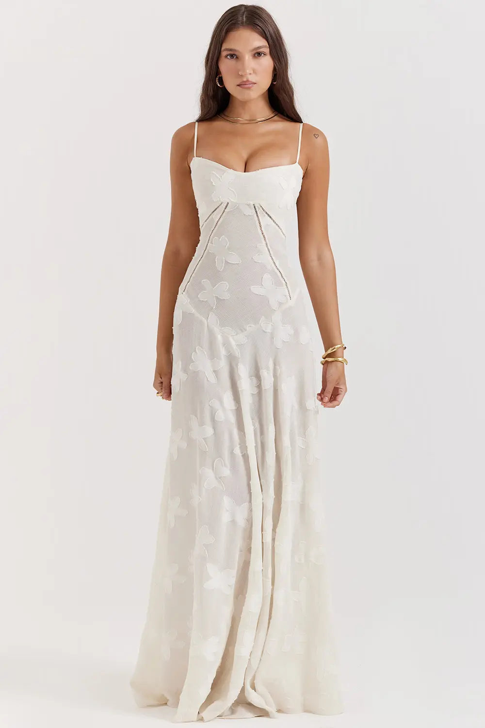 Gretchen | Open-Back Maxi Wedding Guest Dress