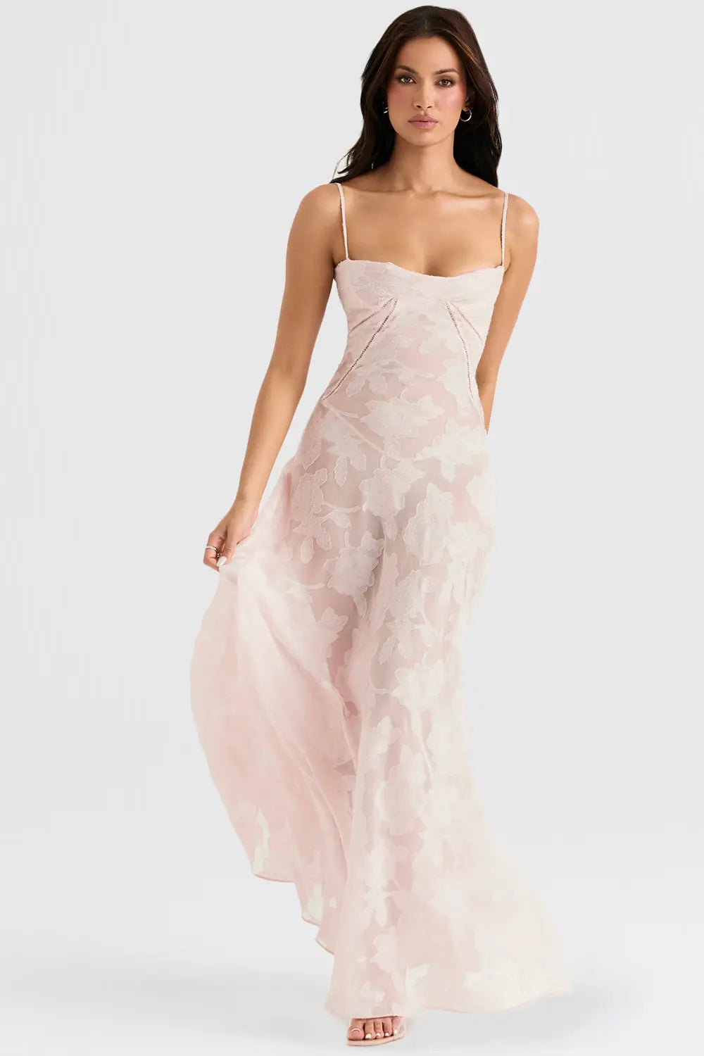 Gretchen | Open-Back Maxi Wedding Guest Dress