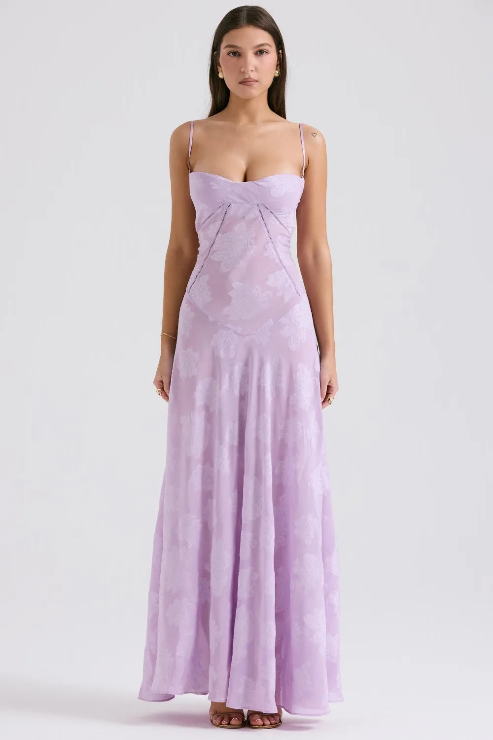 Gretchen | Open-Back Maxi Wedding Guest Dress