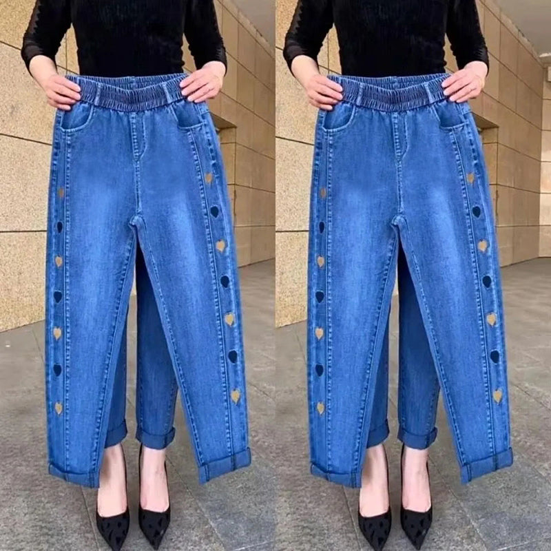 Soraya - Stretch Jeans with Embroidery