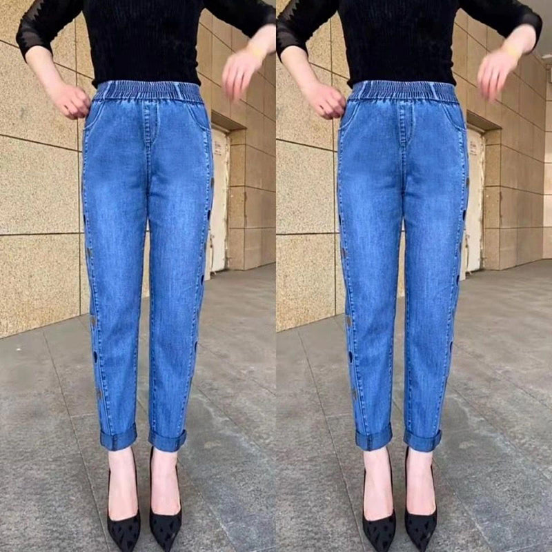Soraya - Stretch Jeans with Embroidery