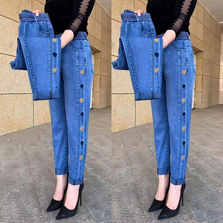 Soraya - Stretch Jeans with Embroidery