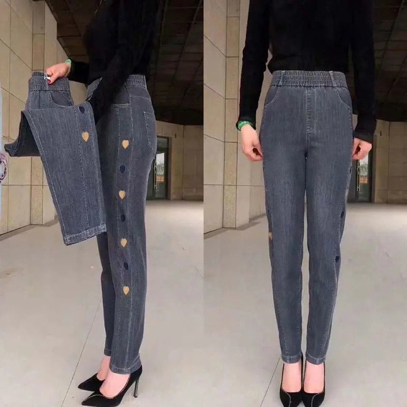 Soraya - Stretch Jeans with Embroidery