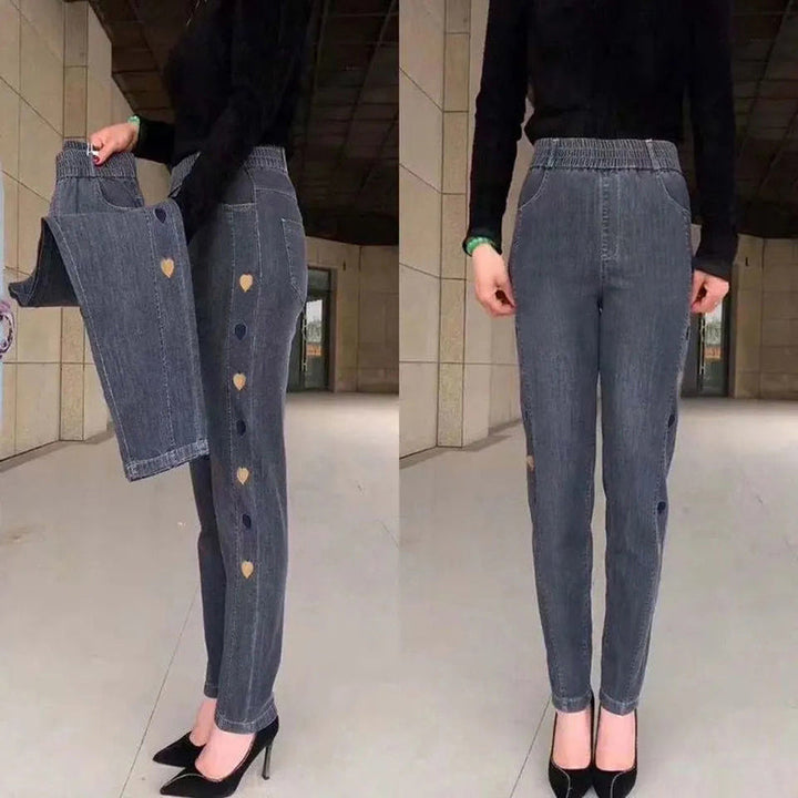 Soraya - Stretch Jeans with Embroidery